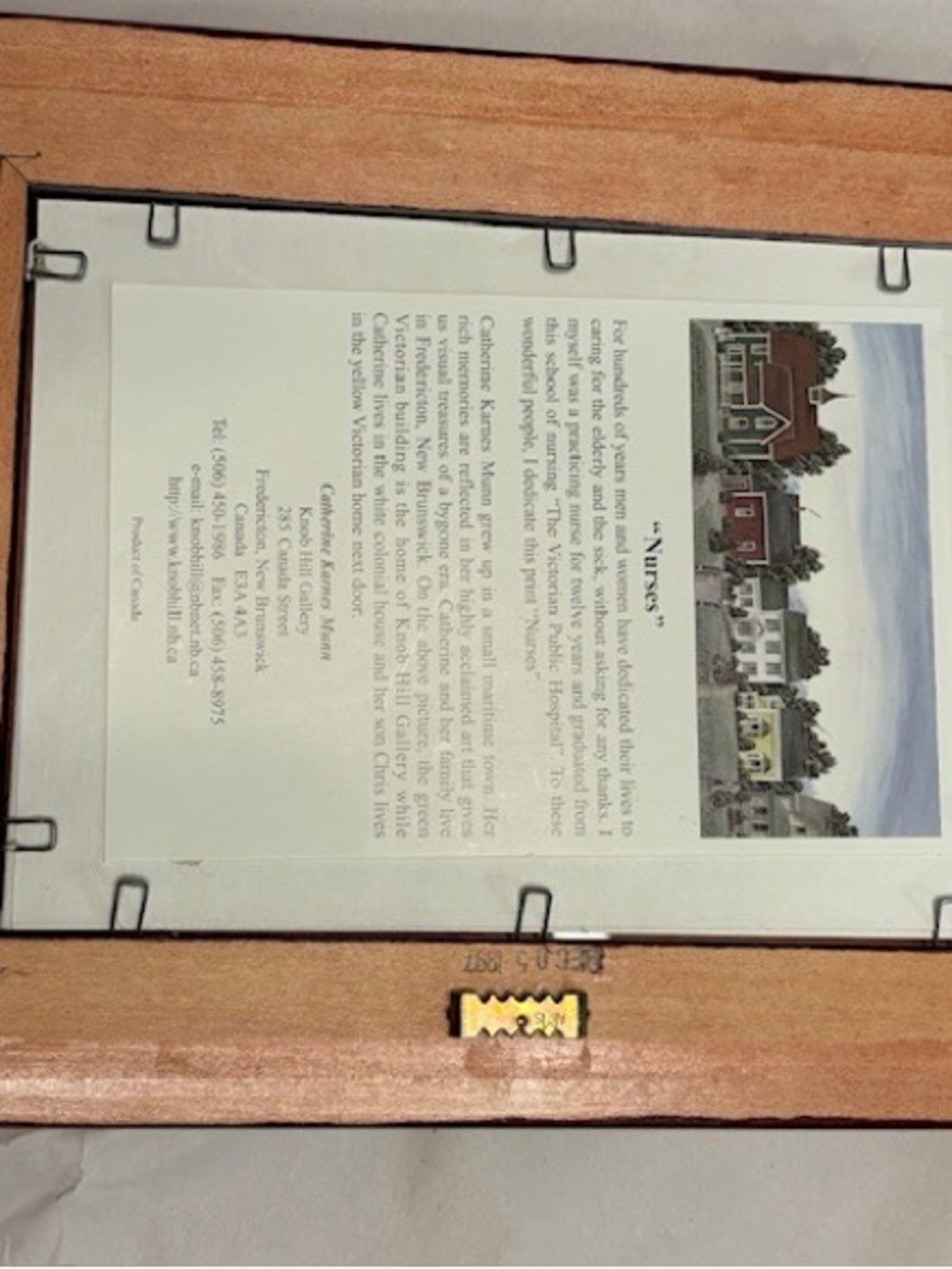 Catherine Karnes Munn “Nurses” Framed Artwork